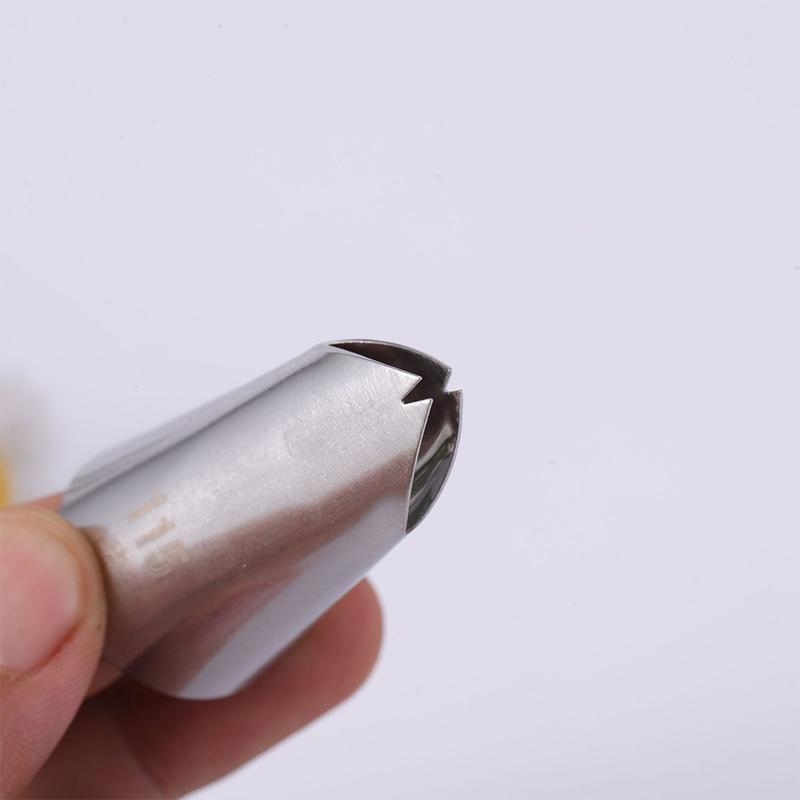 Špička na zdobení motýlkem Nerezová ocel List Lilie Fondán Krém Stříkací tryska Zdobení sušenek a dortů Kuchyňské pekařské nástroje