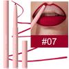 12 Colors Matte Lipliner Pencil Red Contour Tint Lipstick Waterproof Long Lasting Non-stick Cup Moisturising Lips Makeup