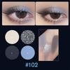 4 Colors Punk Smokey Cool Toned Eyeshadow Palette Metal Pearlescent Matte Lasting Eyeshadow Black Gray Party Eye Pigments Makeup