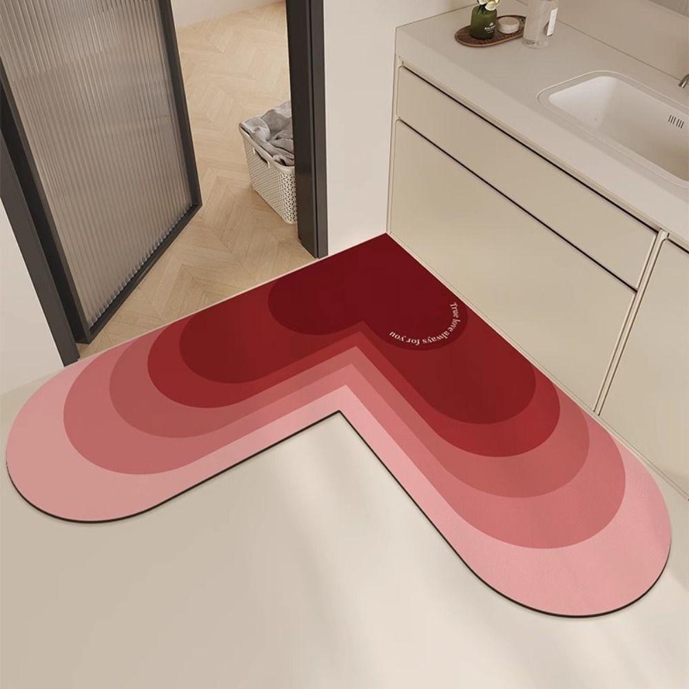 Diatomite Stone Bathroom Anti-slip Mat 3.5mm Thickness Entrance Carpet Bedroom Door Mat Home