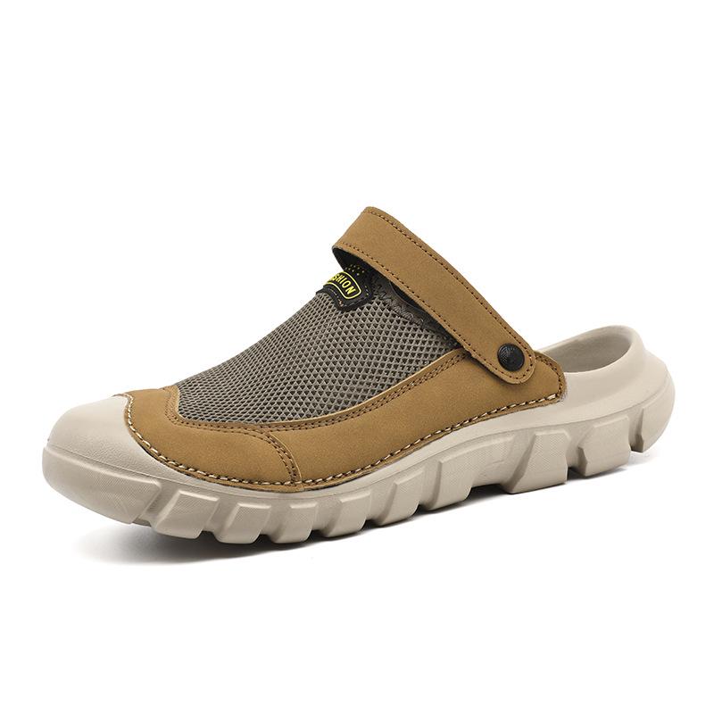 Handmade Stitched Lightweight Men s Closed-Toe Casual Sandals 41