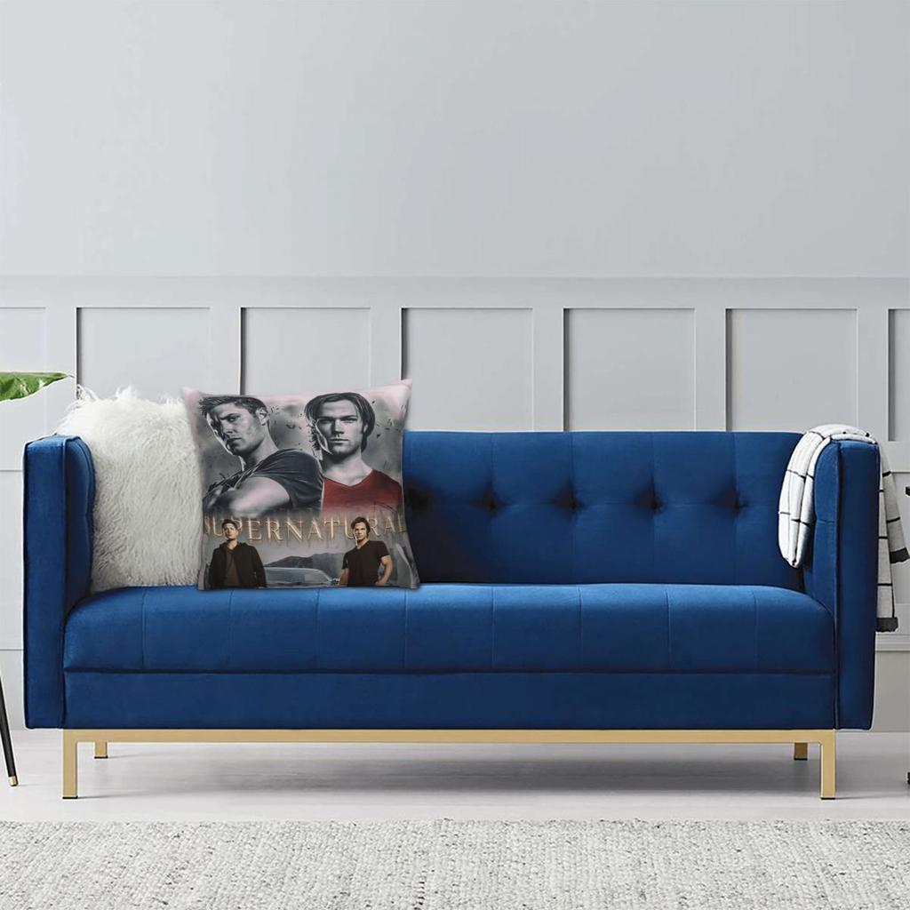 Dean Winchester Supernatural Television Pillow Cover Pillow Case For Chair Sofa Home Decoration Cushion Cover Soft Pillowcases