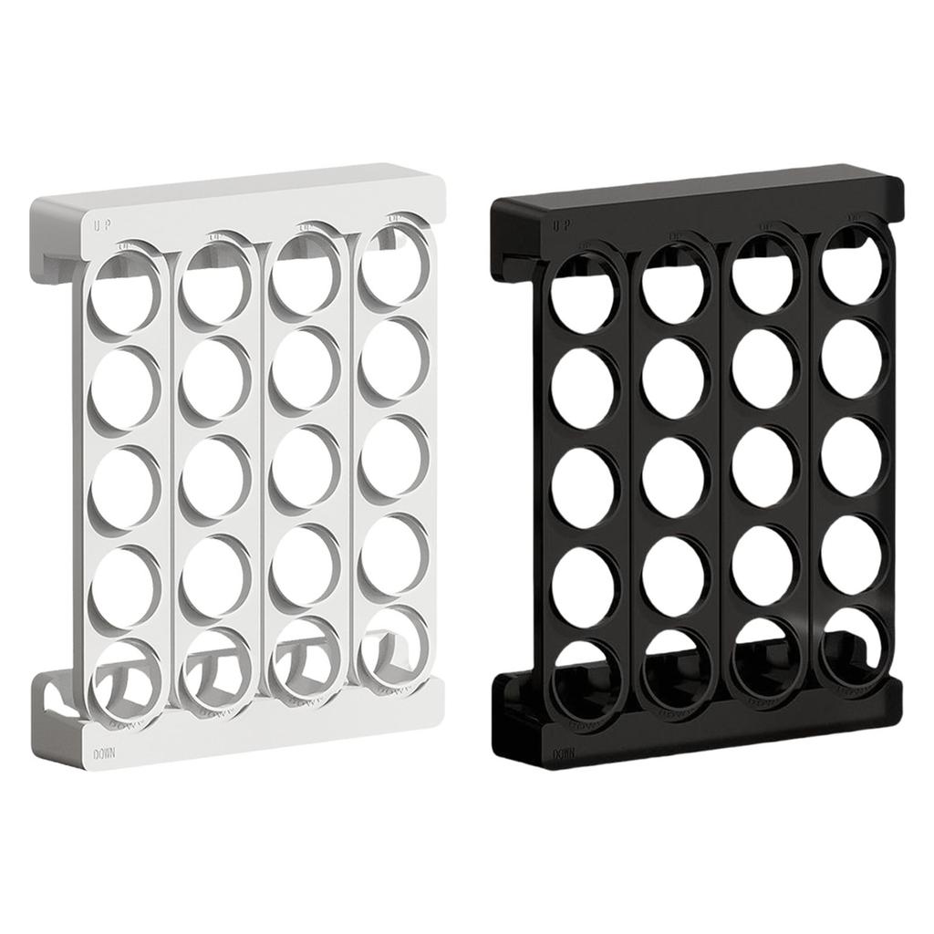 20 Kapseln Kaffeekapsel Regal Platzsparend Wandmontiert ABS Kunststoff Display-Rack Küchenarbeitsplatte Aufbewahrungslösung