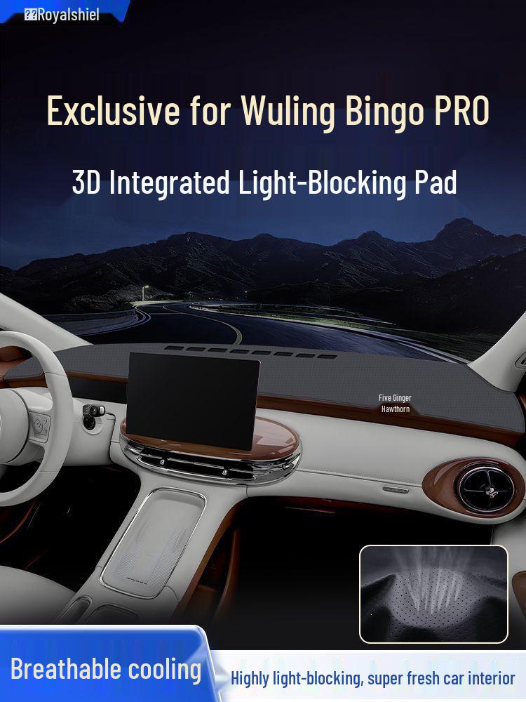 Wuling Bingo PRO Dashboard Sun Shade Pad for Car Interior