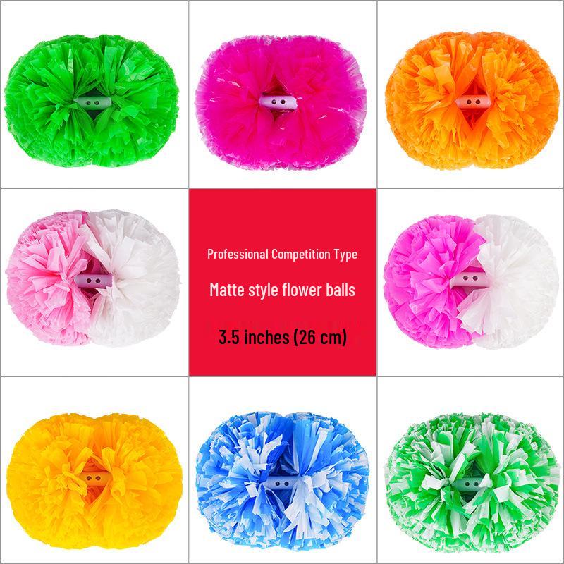 Matte Cheerleading Flower Ball for Dance Performances