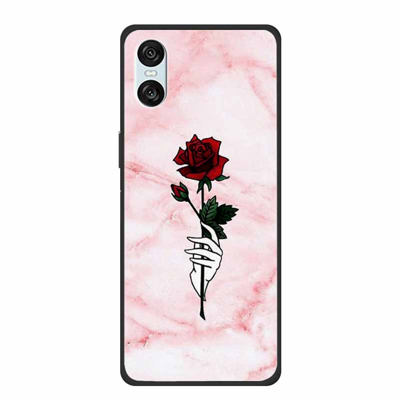 Case For Sony Xperia 10 VI 5G Marble TPU Soft Silicone Back Cover For Sony Xperia 10VI Phone Cases Protective Mica Painted Capa