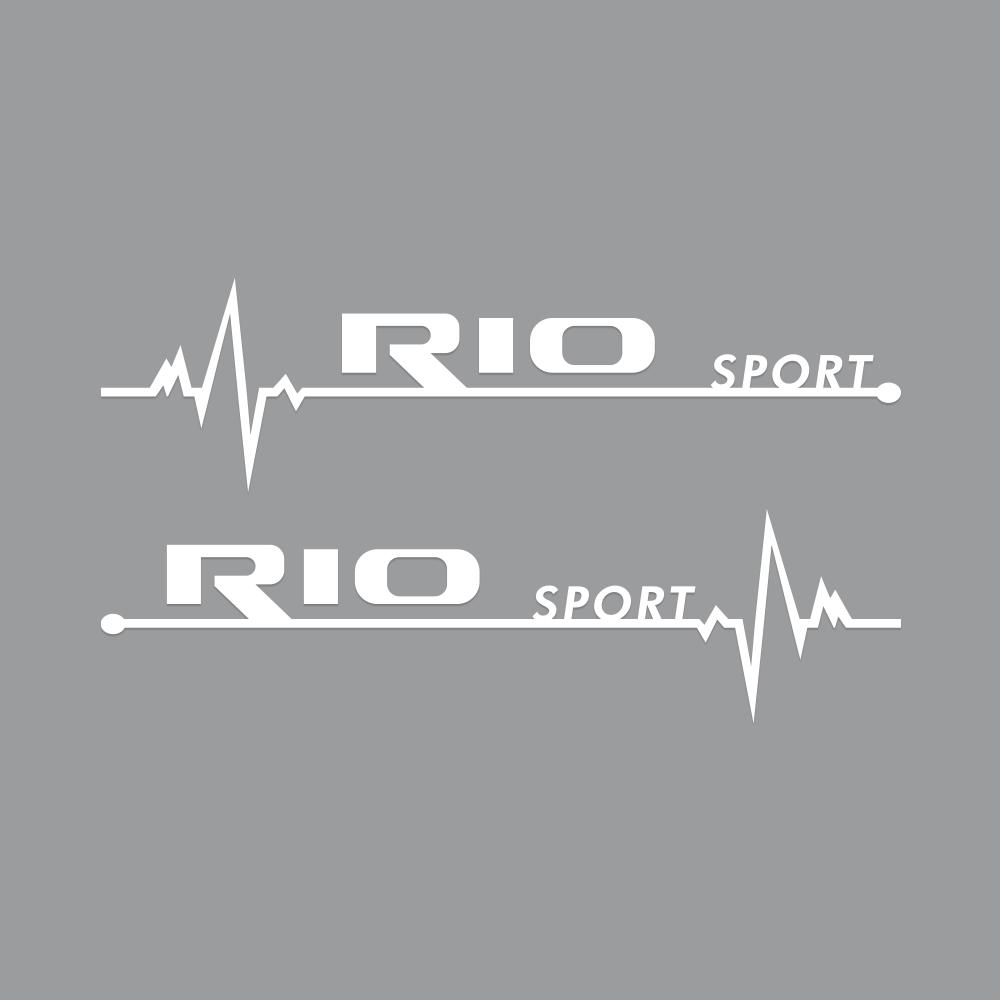 2Pcs Car Styling Side Window Sticker Emblem Decoration For KIA Sportage Ceed Sorento Cerato Optima Picanto Rio Soul Cadenza Niro gbnkr30