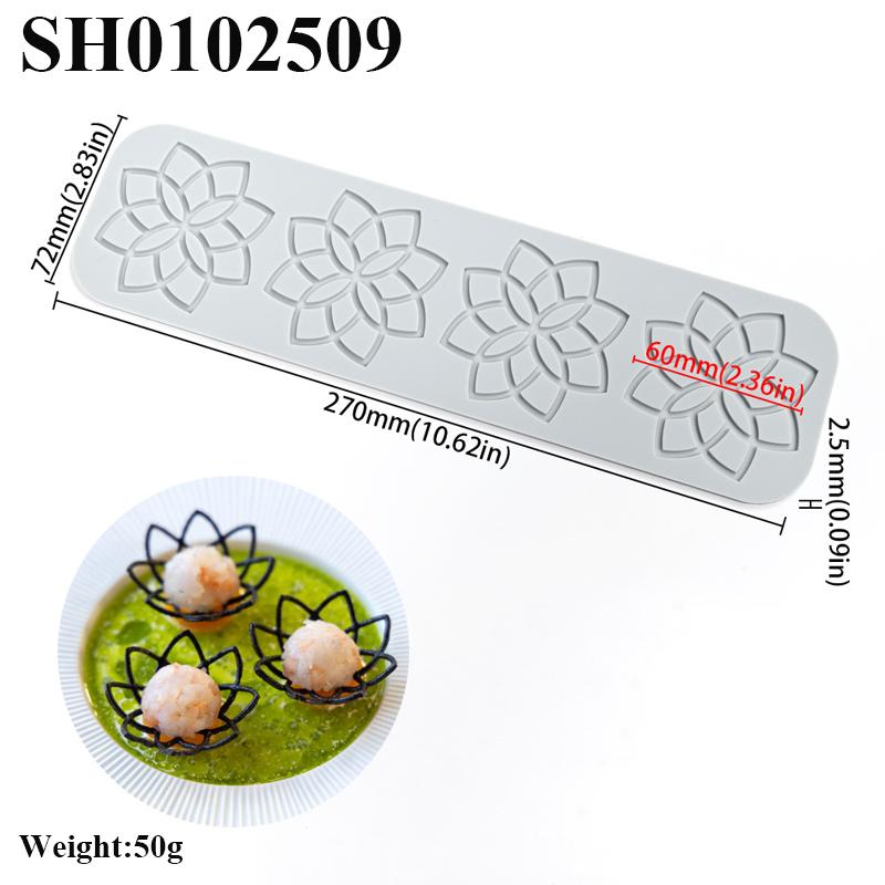 

Сотовые цветы ветки дизайн Sugarcraft силиконовая подкладка форма для кухни помадка шоколадная крошка десерт украшения инструменты