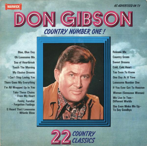 

LP Record DON GIBSON - Country Number One ! WW5079 Warwick Records 1980 UK Folk Used