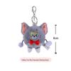 Tom & Jerry Plush Toys: Cat Pendant & Mouse Keychain Charms for Kids