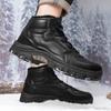 Men's Winter  Boots Warm Snow Boots Non-slip Waterproof Shoes High-top Outdoor Plush Shoes Plus Size Boots