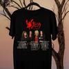 Vixen Bandturné 2025 Svart Fullstorlek 100% Bomullsskjorta Gåva Fan PP2168 Unisex T-shirt