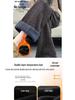 Women's Plus Size Corduroy Wide-Leg Chenille Pants - Autumn Winter Thickened Velvet