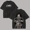 Madara Uchiha T Shirt Vintage Acid Wash Streetwear Retro Anime Graphic Men Tees Cotton Top Clothing