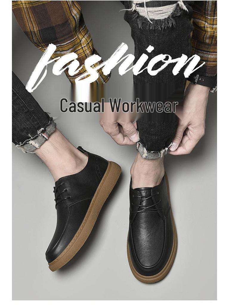 Pánské bílé ležérní skate boty s vrchní částí z pravé kůže a šlachovitými podrážkami