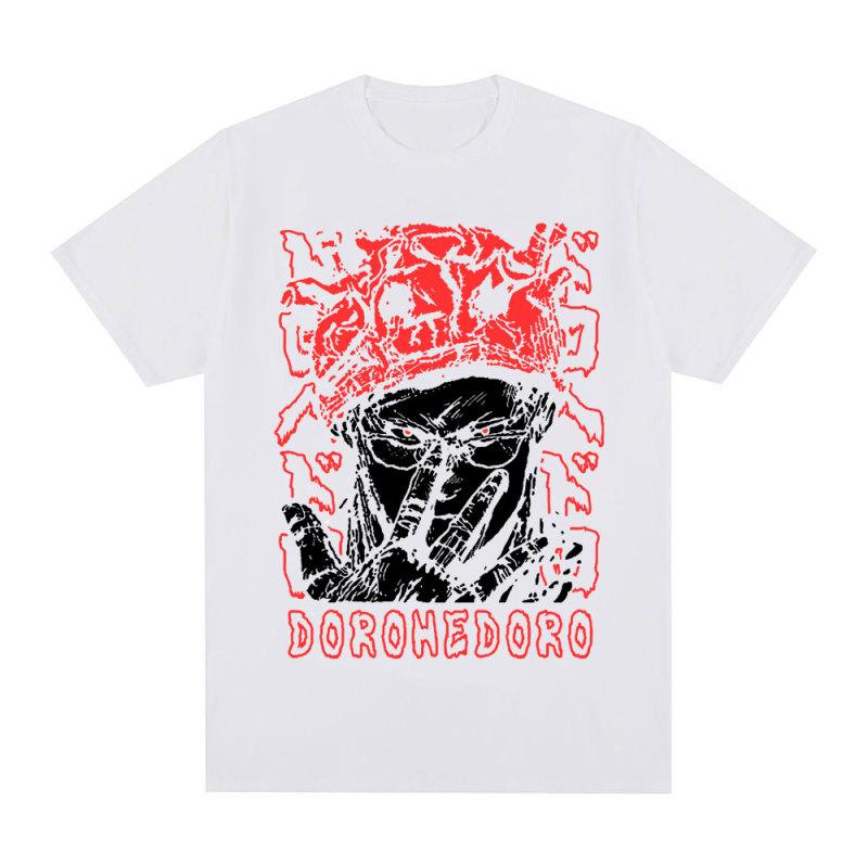 Japanese Anime Dorohedoro T-Shrit 90s Manga Shin Kaiman Print Short Sleeve T-shirts Men Women Fashion Casual Oversized T Shirts