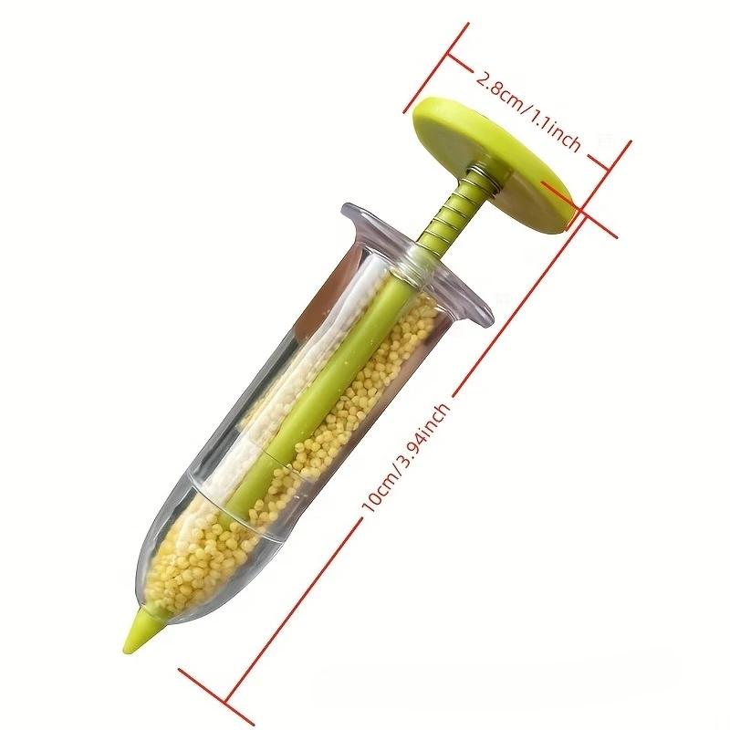 1 Stück Hand-Samenverteiler - Manuelles Präzisions-Aussaatwerkzeug mit transparentem Schlauch & ergonomischem Griff, langlebiger Kunststoff für den Garten