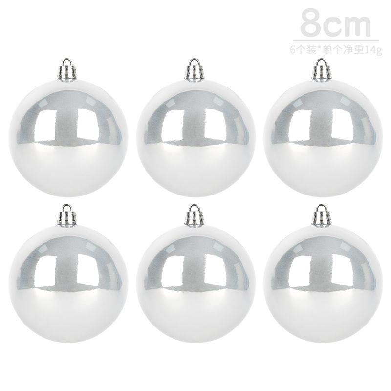 Christmas Tree Decoration Plastic Ball Pendant Art Shopping Mall Supermarket Showcase Christmas Holiday Hanging Ball Accessories