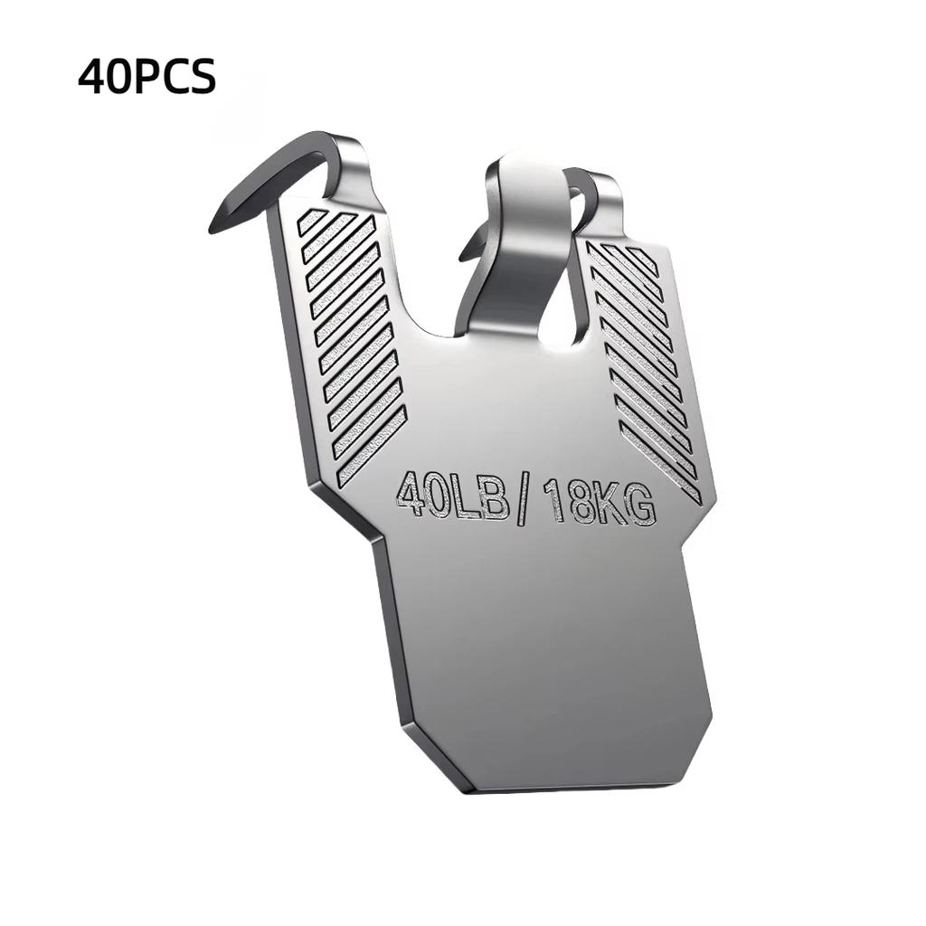 8/10/12/15/20/40Pcs Room Office Decor Tool Claw Drywall Picture Hanger Wall Hooks For Hanging Picture Mirror Photo Poster Kit