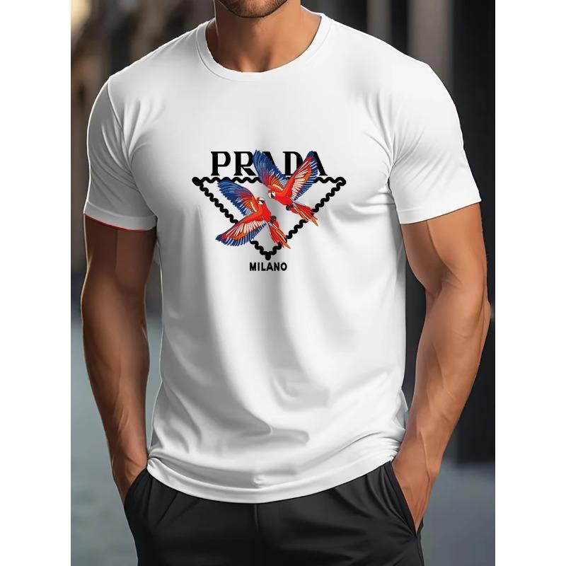 Casual Comfort Top Fashion Printed Short Sleeve Simple T-Shirts Men’s