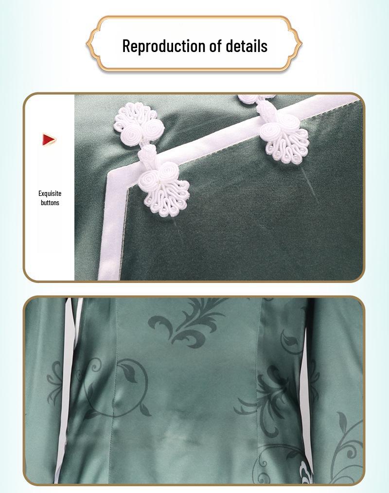 Blaues Kung-Fu-Gefängnis-Cosplay-Kostüm - Chinesischer Stil