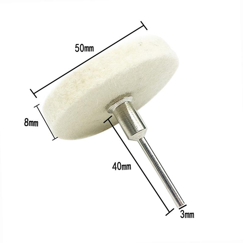 50Mm Polishing Wheel Cloth Buffing Wheel Gold Silver Jewelry Mirror Polish Pad For Grinder Power Tool Accessories
