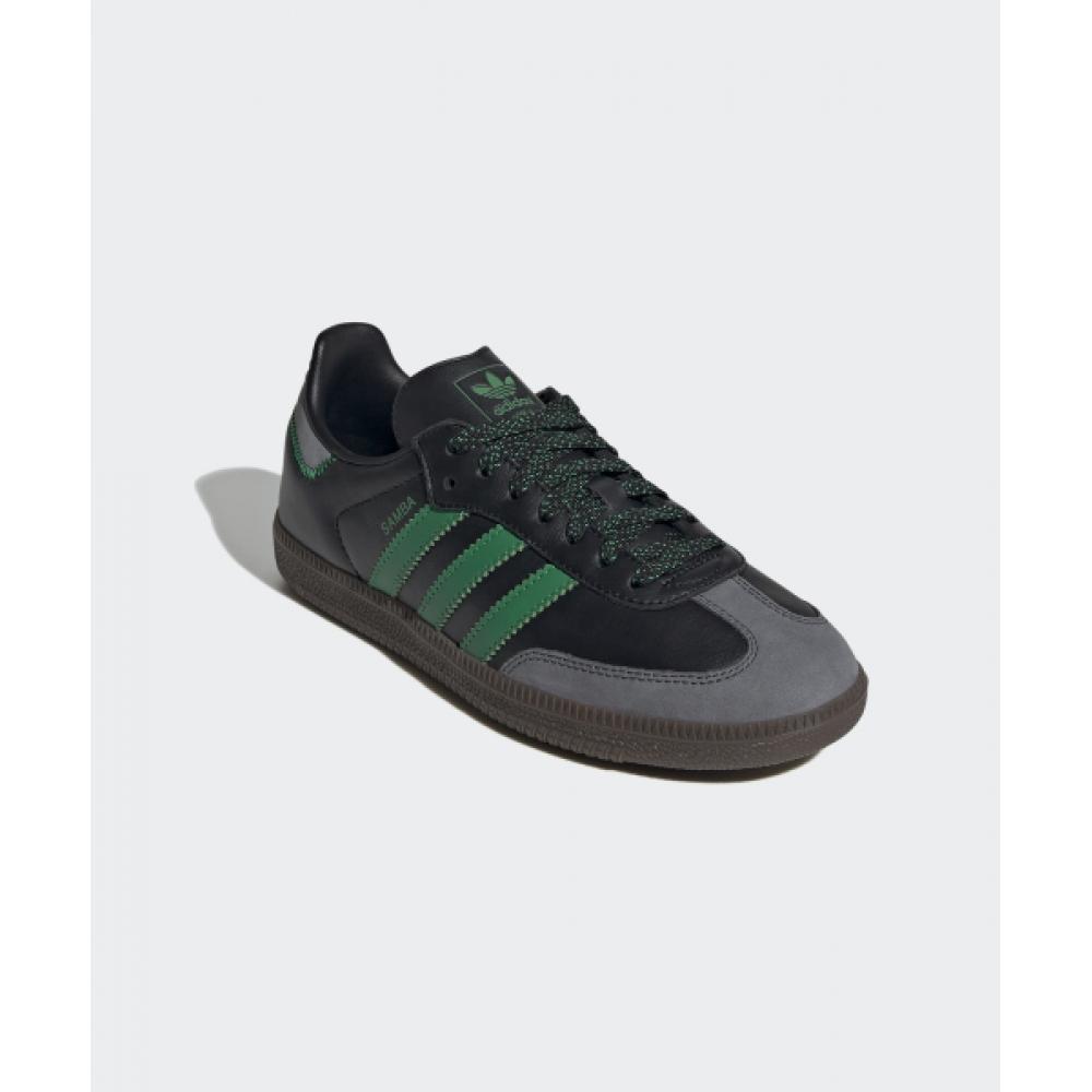 Adidas Samba Og W   Black  Green Ie6520