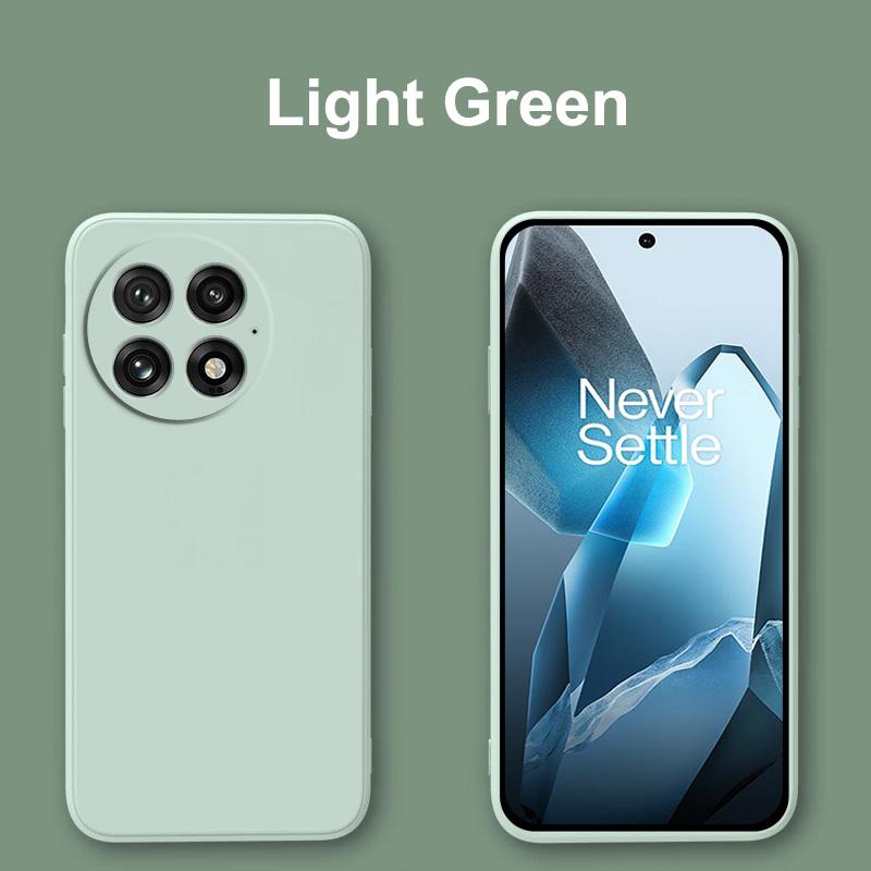 For OnePlus 13 5G Case For Case for OnePlus 13 5G Liquid Silicone TPU Shockproof Monochrome Phone Case for OnePlus 13 5G