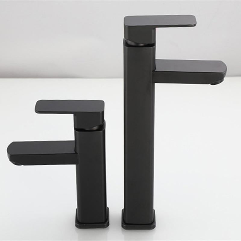 Lavoar Chiuvetă Baie Baterie Scurt/Înalt Înnegrit Cald Rece Bater Robinet Apa Baterie Lavoar Baterie Gospodărie Baie