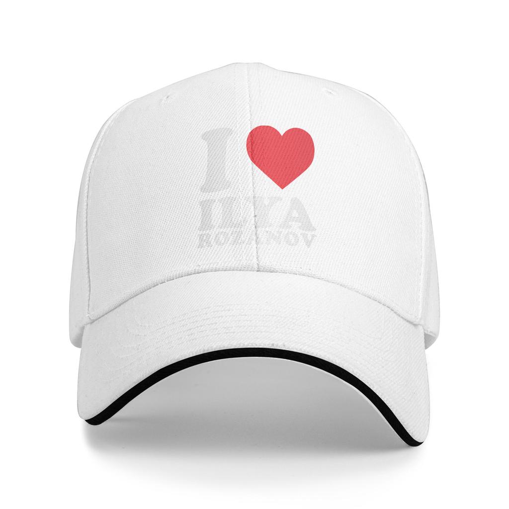Ilya Rozanov I Love Casual Baseball Cap  Outdoor Sports Hip Hop Hats Summer Sun Visor Men Adult DIY Print Baseball Caps