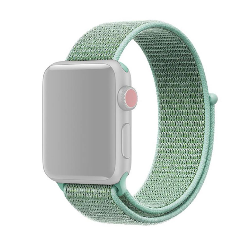 For Apple Watch Series 10 42mm/9 8 7 41mm/6 5 4 SE SE (2022) SE (2023) 40mm/3 2 1 38mm Nylon Watch Band Adjustable Strap
