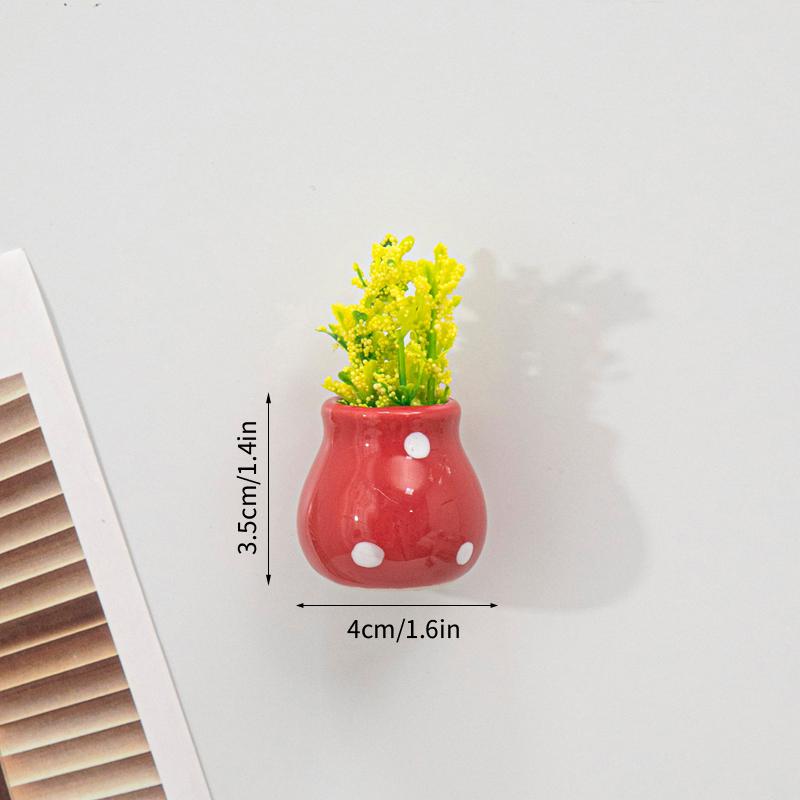 Vase Shape Refrigerator Magnets 3D Mini Magnets for Fridge Cute Fridge Magnet for Home Decoration Gift for Guests Housewarming