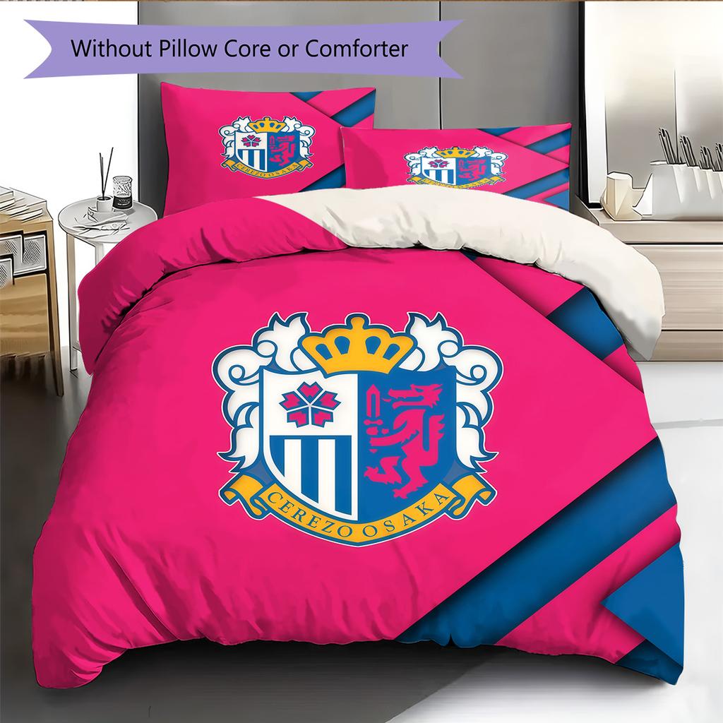 Cerezo Osaka Pattern Bedding Quilt Set  Home Decoration  Gift (1 * Duvet Cover + 2 * Pillowcase  Without Core).xwn