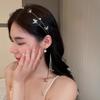 Diamond Encrusted Butterfly Tassel Hair Clasp Sweet Korean Hair Accessories Minority Fashion Bright Diamond Headbands for Girls