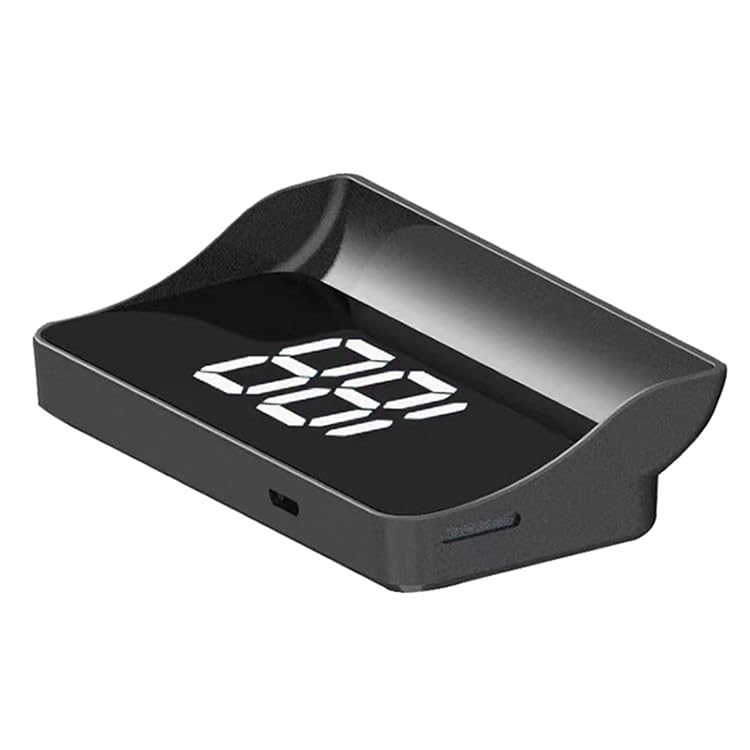 HUDSA7 Speed Measurement Head Up Display, Equipped with GPS, Digital Speedometer, Easy Installation, Realistic
