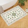 Elegant Floral Pattern Design Non-Slip Home Carpet Design for Office Decor Living Room Bedroom Gift