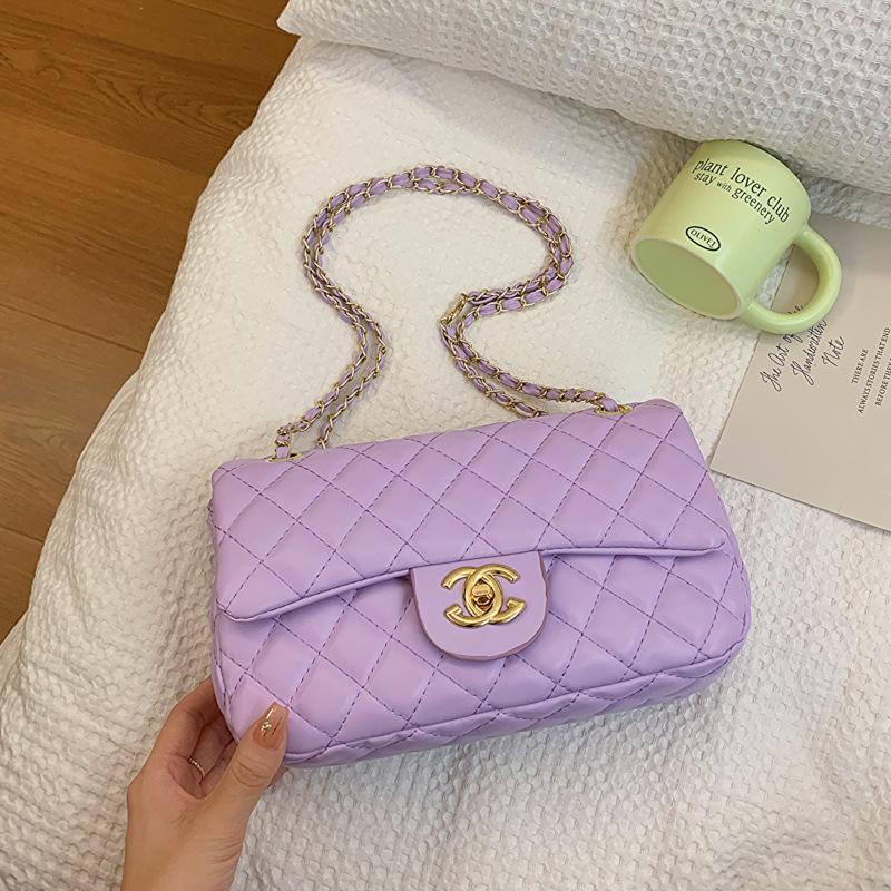 

Сумка зимняя новая женская сумка простая темпераментная сумка через плечо ретро повседневная большой вместимости сумка-мессенджер фиолетовый