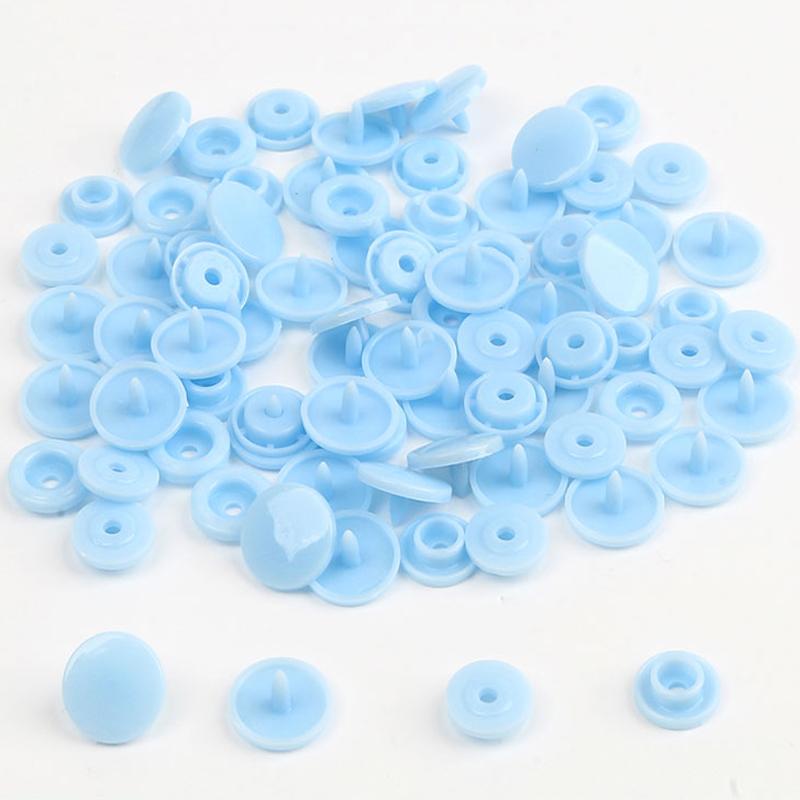 50 Sets runde Kunststoff-Druckknöpfe T5 Taschenordner Dunkle Schnalle Knopf Harz Bekleidungszubehör Für Kleidung Scrapbooking