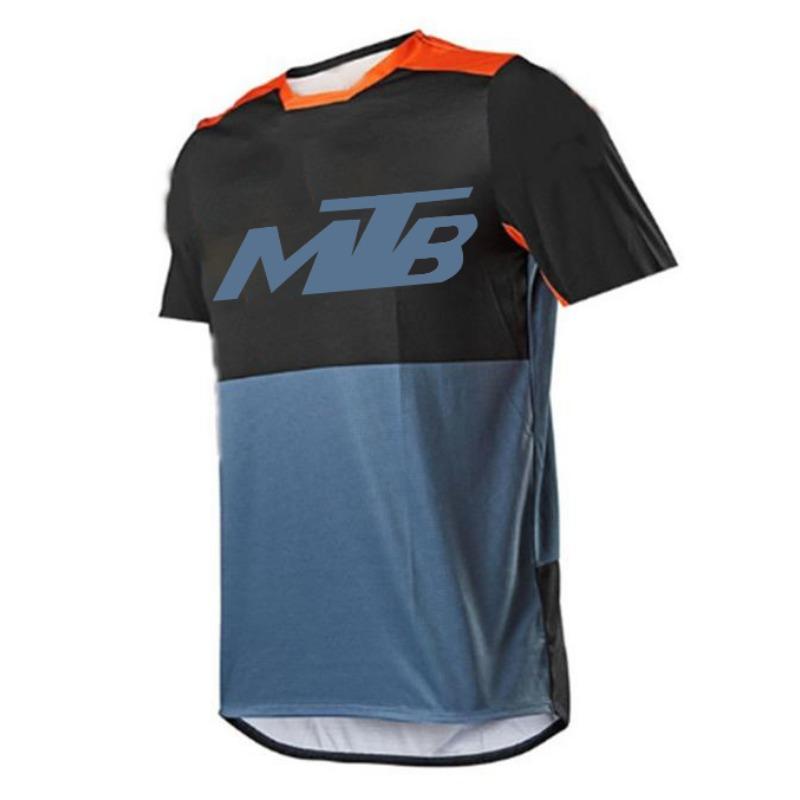 Maglie Downhill per Mountain Bike Magliette da Bici MTB Abbigliamento Sportivo Offroad DH Maglia da Moto Motocross Abbigliamento Sportivo Manica Corta Ciclismo
