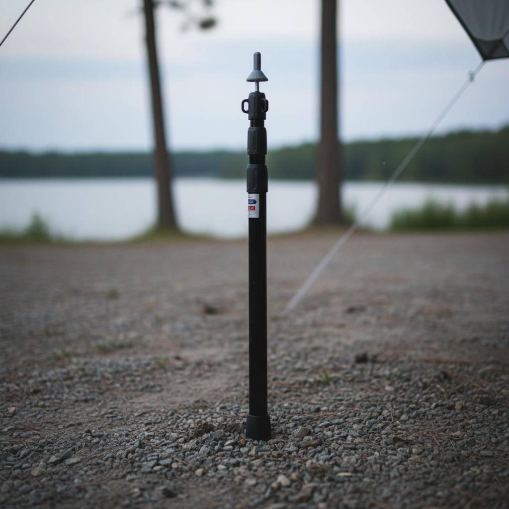 Adjustable Aluminum Tent Pole Telescoping Ultralight Support Rod for Canopy