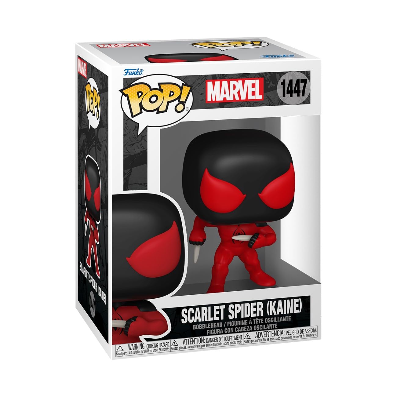 Marvel Кейн Паркер Алая Паутина Фигурка Funko SP Comics АЛАЯ ПАУТИНА КЕЙН Marvel Funko Человек-паук POP! Человек-паук