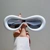 New Oval Sunglasses for Men Women Fashion Retro Brand Design Candy Color Shades Eyewear Sun Glasses