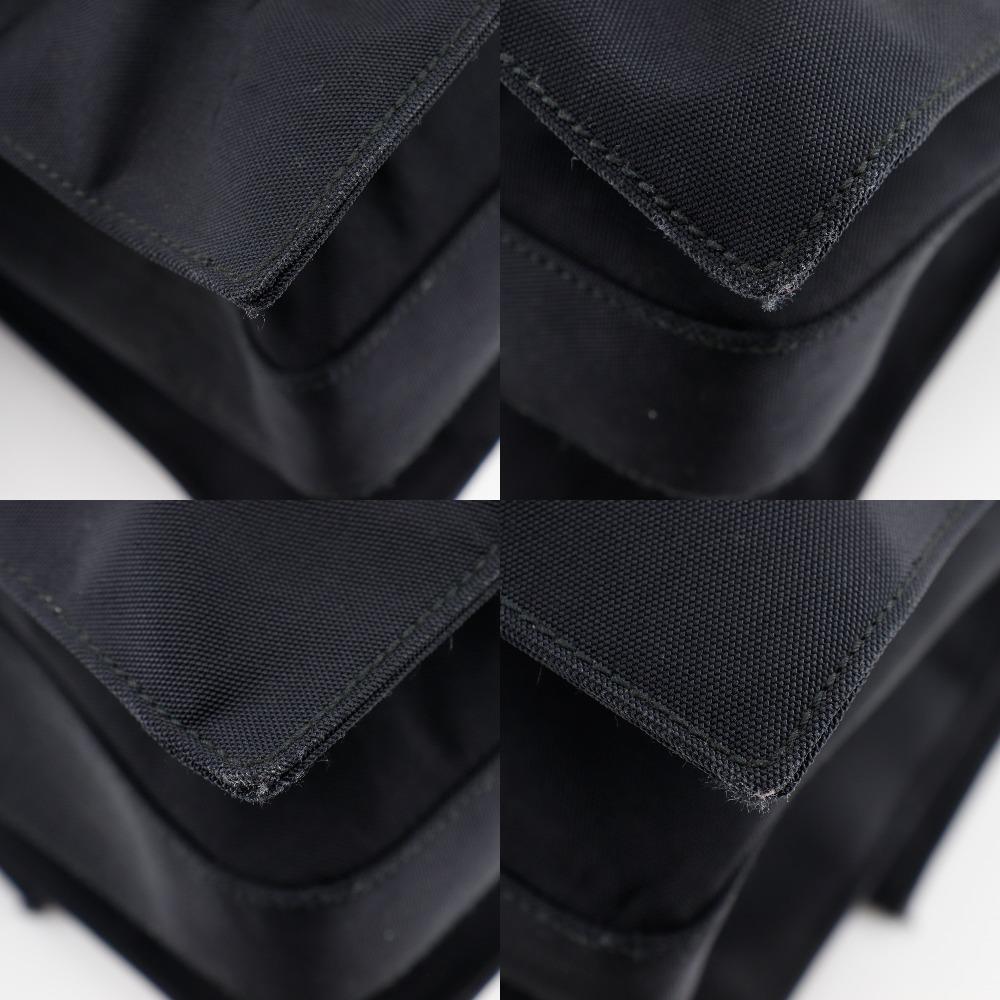 Gucci Shoulder Bag Black Nylon Canvas Unisex Used