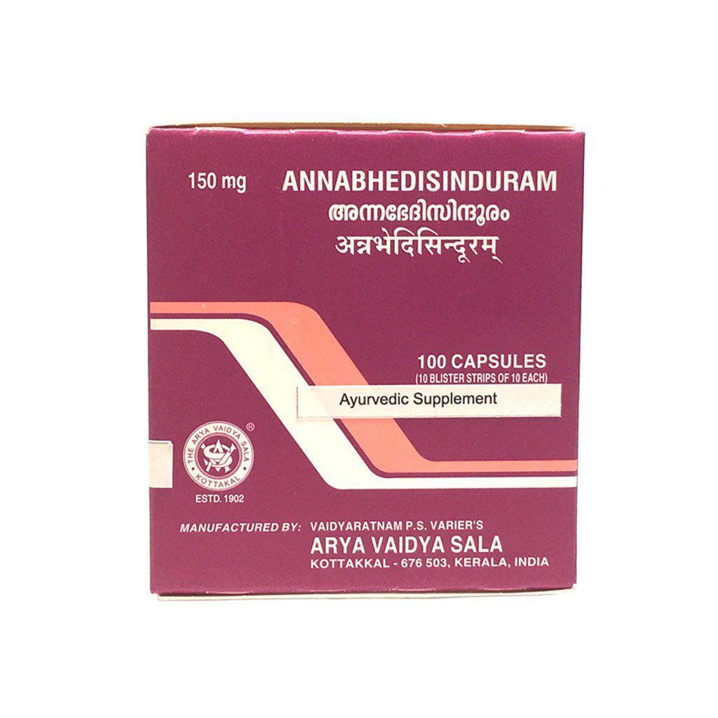 

Аннабхедисиндурам (100 кап, 150 мг), Annabhedisinduram, Kottakkal Ayurveda
