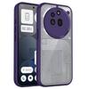 Nothing Phone 3A Pro Case Air Cushion Shockproof Silicone Bumper Clear Matte Back Cover Hard Phone Case for Nothing Phone 3A Pro