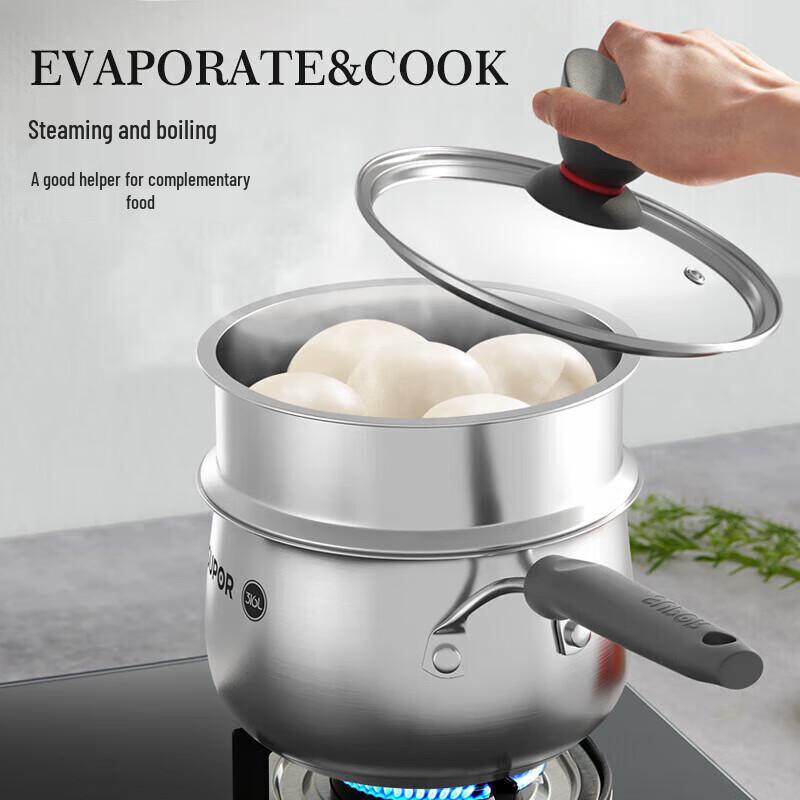 Supor Thickened 316L Stainless Steel Milk Pot