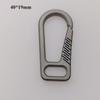 Titanium Alloy Titanium Alloy Keyrings Super Lightweight Pendant New EDC Tool  Male Creativity Gift