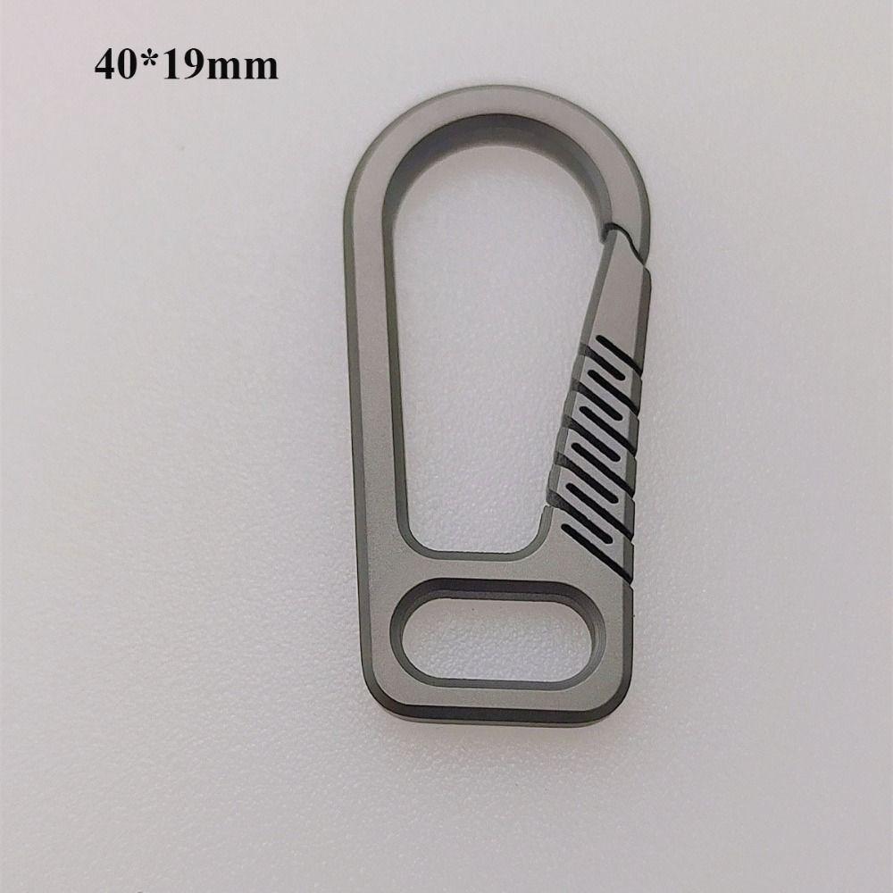 Titanium Alloy Titanium Alloy Keyrings Super Lightweight Pendant New EDC Tool  Male Creativity Gift