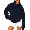 Dicker Kapuzenpullover mit langen Ärmeln für Damen für den Herbst