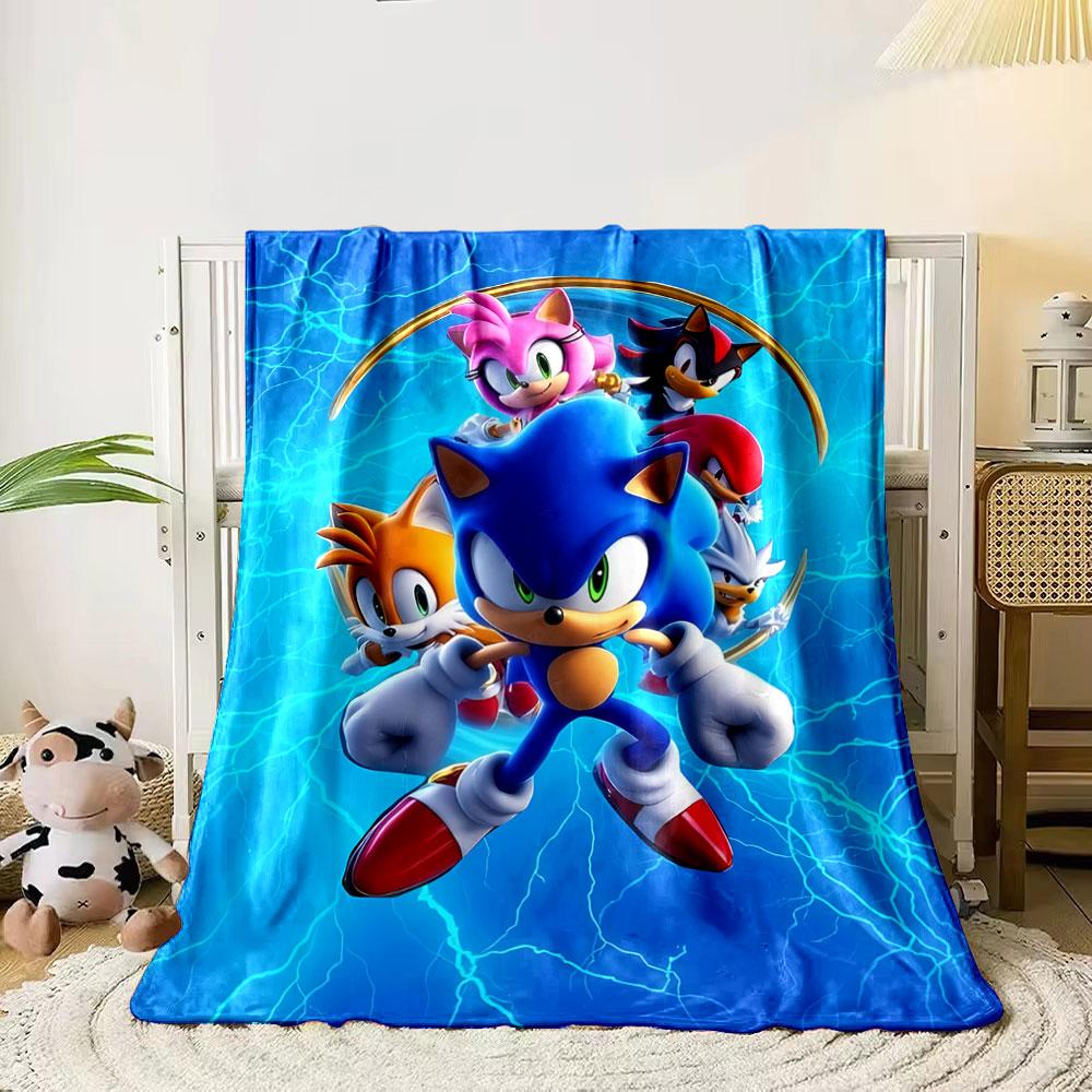 Colorful trains racing with a cheering crowd and a trophy logo above. for all seasons blanket lunch break throw gift 80cm x 120cm